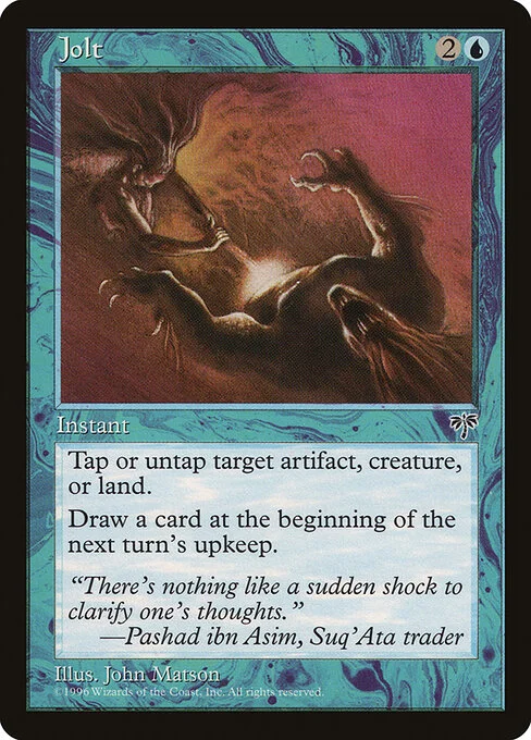 Jolt, carta Magic di tipo Instant illustrata da John Matson