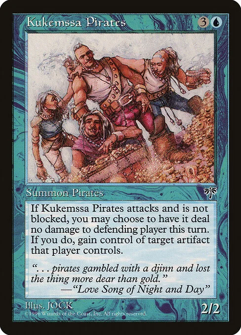 Kukemssa Pirates, carta Magic di tipo Creature — Human Pirate illustrata da Jock