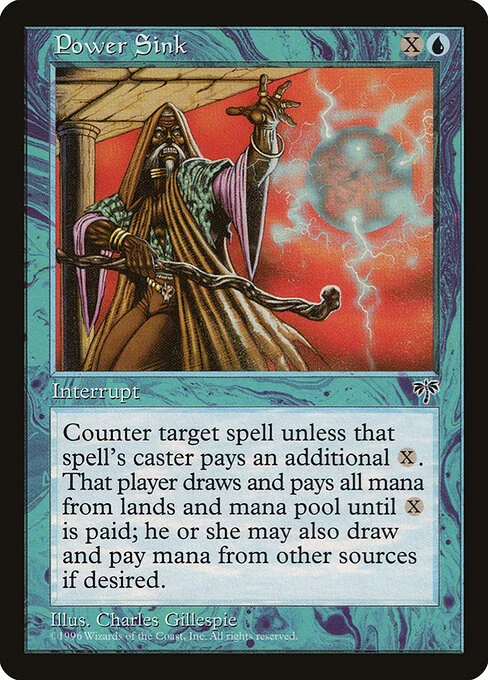 Power Sink, carta Magic di tipo Instant illustrata da Charles Gillespie