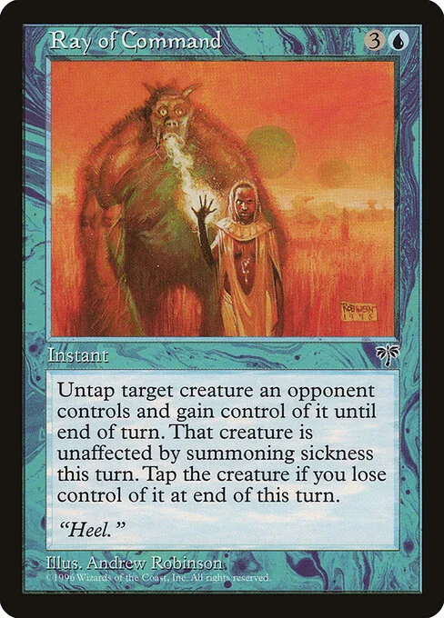Ray of Command, carta Magic di tipo Instant illustrata da Andrew Robinson