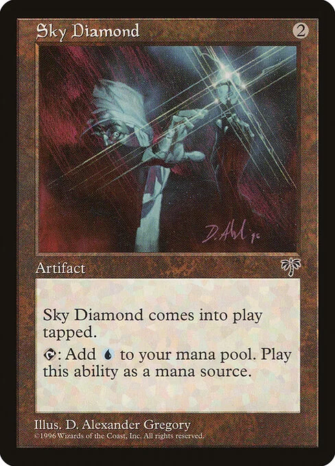 Sky Diamond, carta Magic di tipo Artifact illustrata da D. Alexander Gregory