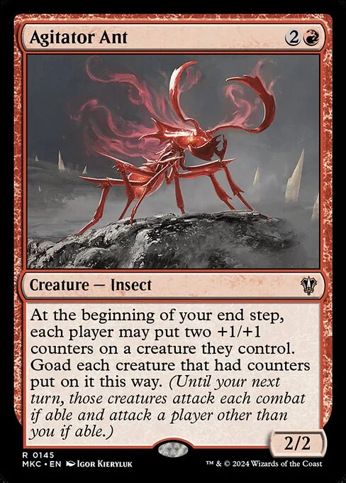 Agitator Ant, carta Magic di tipo Creature — Insect illustrata da Igor Kieryluk