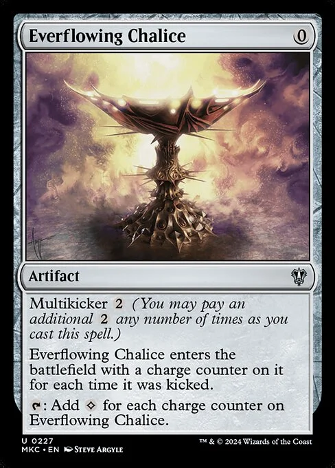 Everflowing Chalice, carta Magic di tipo Artifact illustrata da Steve Argyle