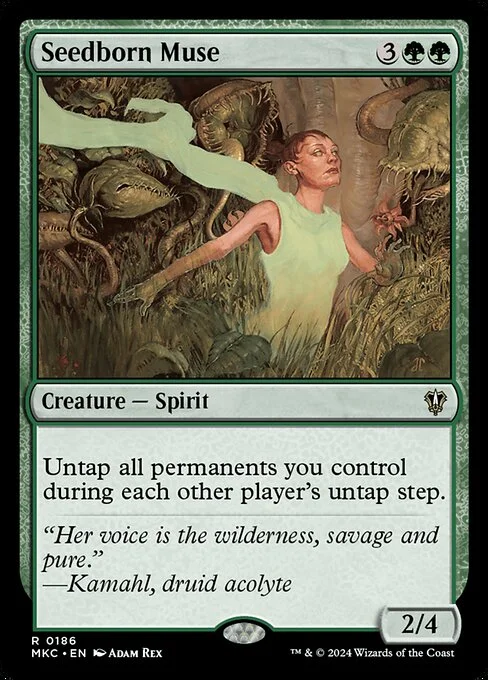 Seedborn Muse, carta Magic di tipo Creature — Spirit illustrata da Adam Rex