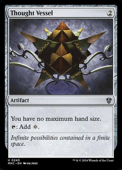 Thought Vessel, carta Magic di tipo Artifact illustrata da rk post