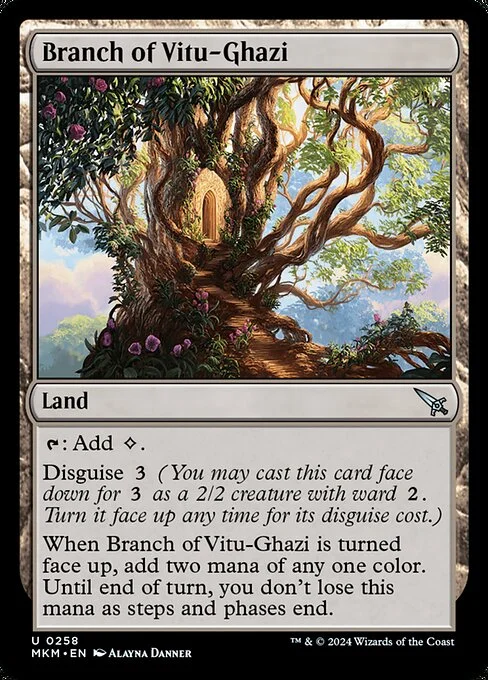 Branch of Vitu-Ghazi, carta Magic di tipo Land illustrata da Alayna Danner
