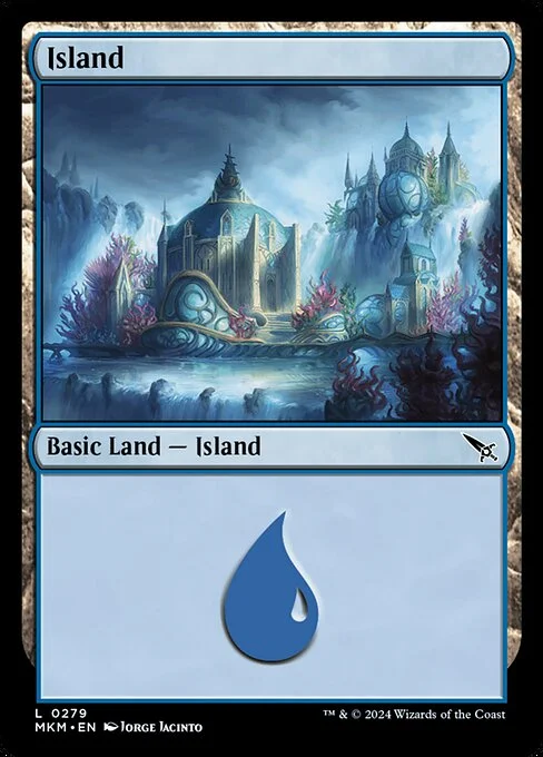 Island, carta Magic di tipo Basic Land — Island illustrata da Jorge Jacinto