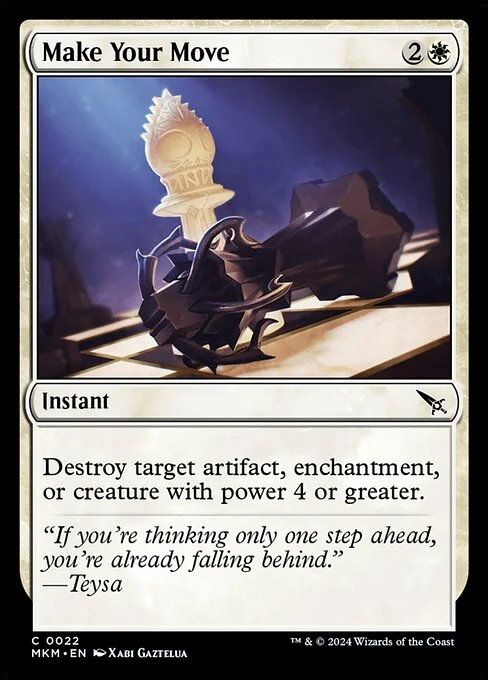 Make Your Move, carta Magic di tipo Instant illustrata da Xabi Gaztelua
