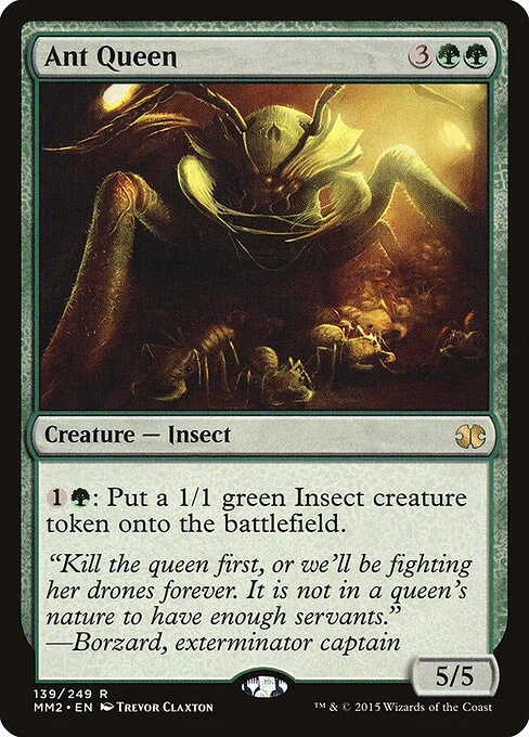 Ant Queen, carta Magic di tipo Creature — Insect illustrata da Trevor Claxton