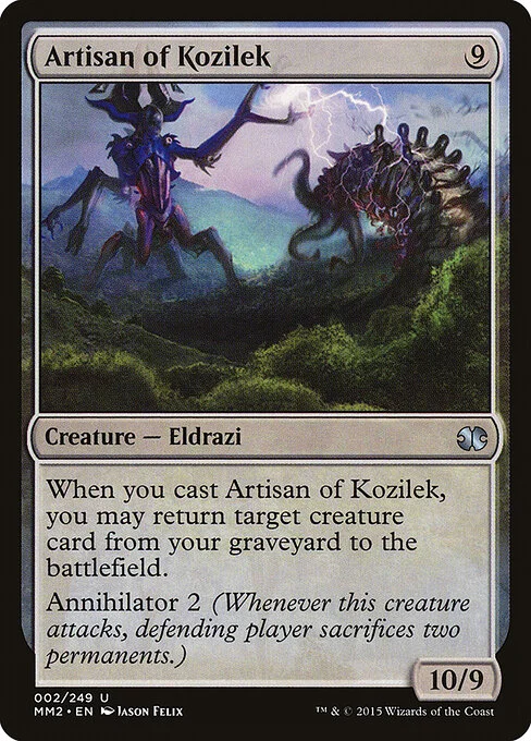 Artisan of Kozilek, carta Magic di tipo Creature — Eldrazi illustrata da Jason Felix