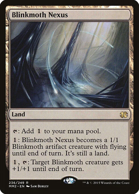 Blinkmoth Nexus, carta Magic di tipo Land illustrata da Sam Burley