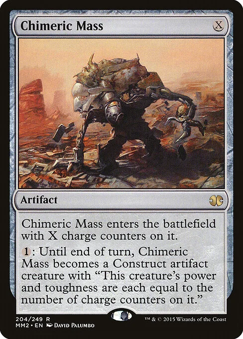 Chimeric Mass, carta Magic di tipo Artifact illustrata da David Palumbo