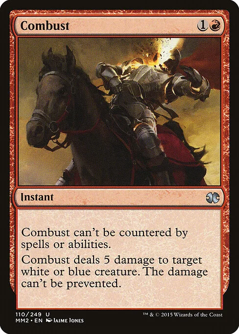Combust, carta Magic di tipo Instant illustrata da Jaime Jones