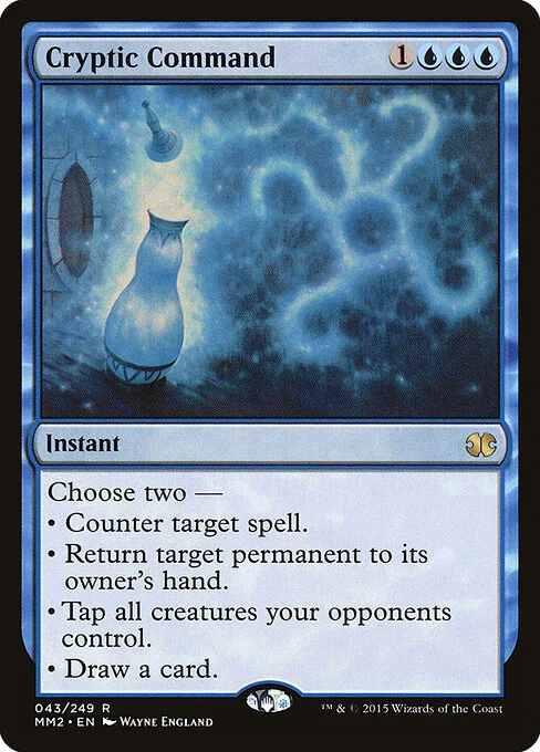 Cryptic Command, carta Magic di tipo Instant illustrata da Wayne England