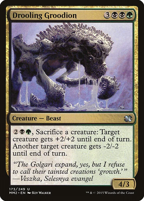 Drooling Groodion, carta Magic di tipo Creature — Beast illustrata da Kev Walker