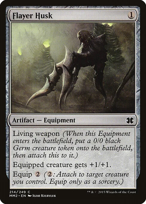 Flayer Husk, carta Magic di tipo Artifact — Equipment illustrata da Igor Kieryluk