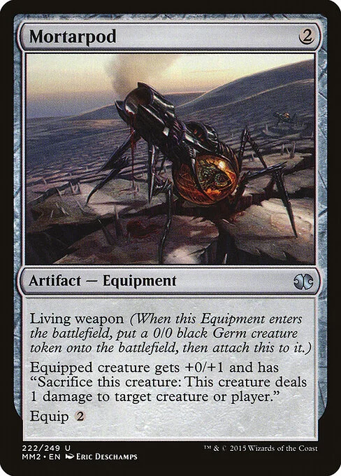 Mortarpod, carta Magic di tipo Artifact — Equipment illustrata da Eric Deschamps