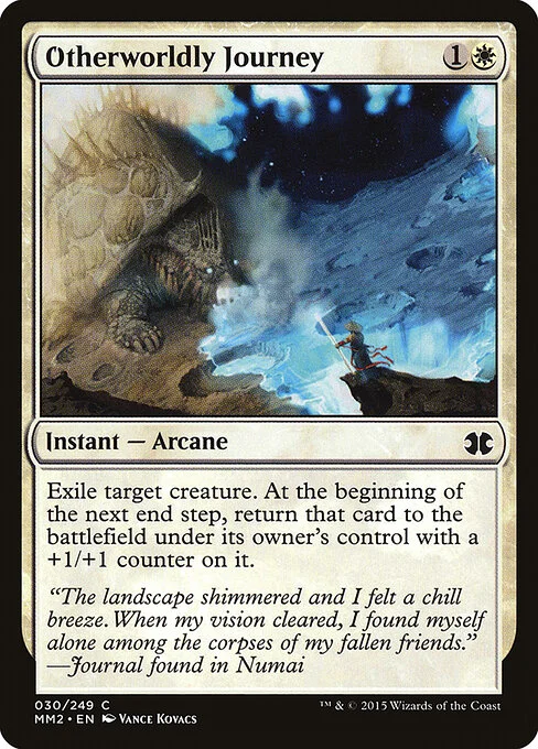 Otherworldly Journey, carta Magic di tipo Instant — Arcane illustrata da Vance Kovacs