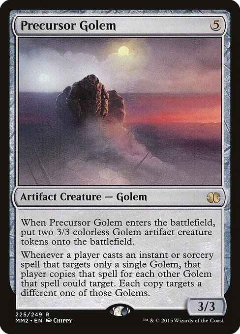 Precursor Golem, carta Magic di tipo Artifact Creature — Golem illustrata da Chippy