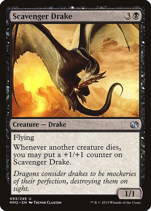 Scavenger Drake, carta Magic di tipo Creature — Drake illustrata da Trevor Claxton