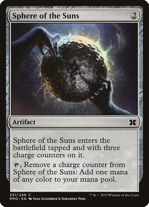 Sphere of the Suns, carta Magic di tipo Artifact illustrata da Jana Schirmer & Johannes Voss