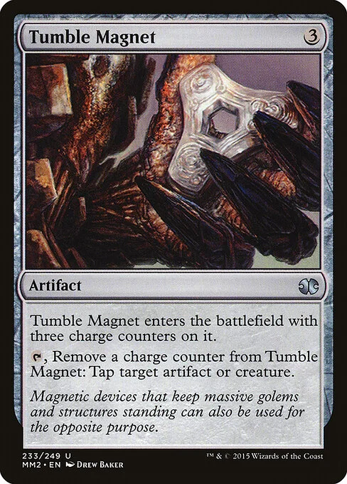 Tumble Magnet, carta Magic di tipo Artifact illustrata da Drew Baker