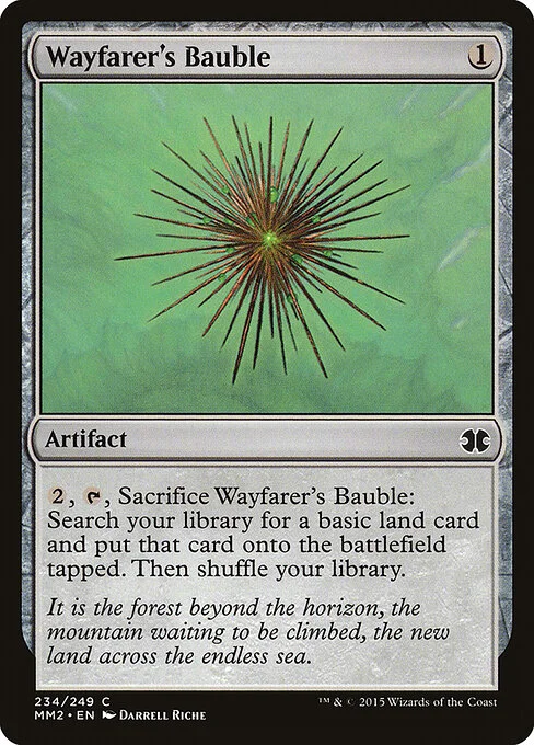 Wayfarer's Bauble, carta Magic di tipo Artifact illustrata da Darrell Riche