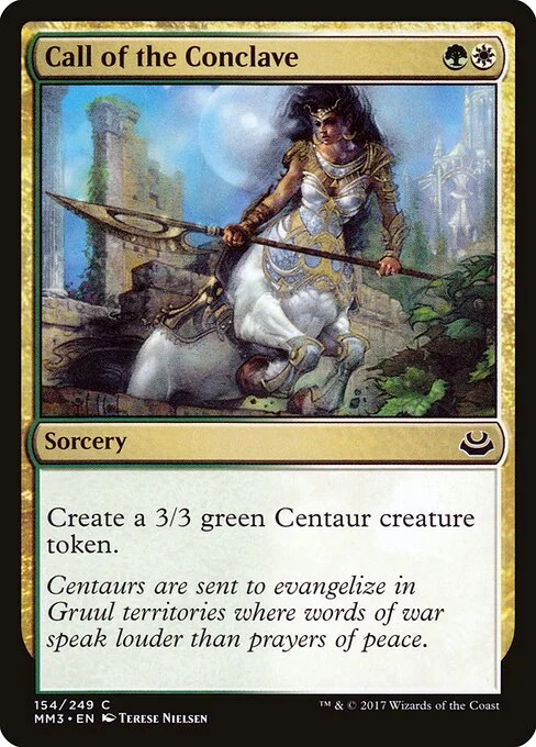 Call of the Conclave, carta Magic di tipo Sorcery illustrata da Terese Nielsen