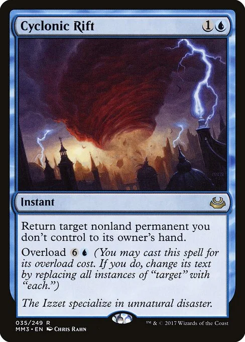 Cyclonic Rift, carta Magic di tipo Instant illustrata da Chris Rahn