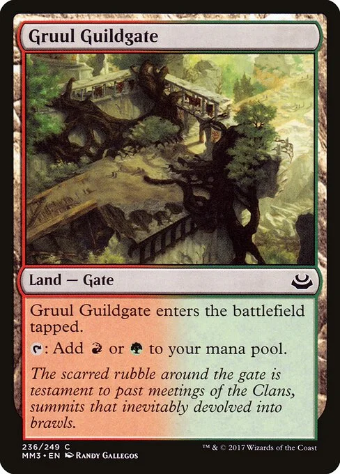 Gruul Guildgate, carta Magic di tipo Land — Gate illustrata da Randy Gallegos