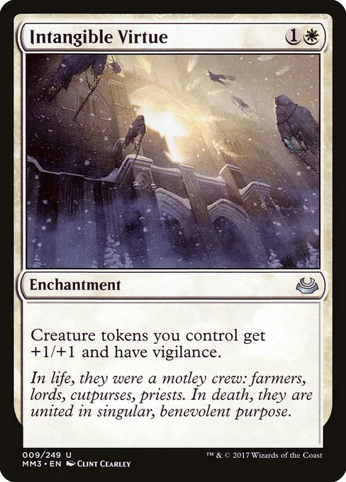 Intangible Virtue, carta Magic di tipo Enchantment illustrata da Clint Cearley