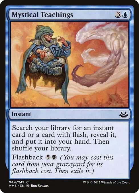 Mystical Teachings, carta Magic di tipo Instant illustrata da Ron Spears