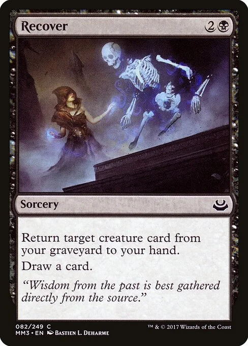 Recover, carta Magic di tipo Sorcery illustrata da Bastien L. Deharme