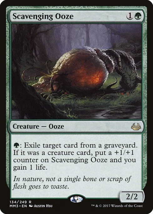 Scavenging Ooze, carta Magic di tipo Creature — Ooze illustrata da Austin Hsu
