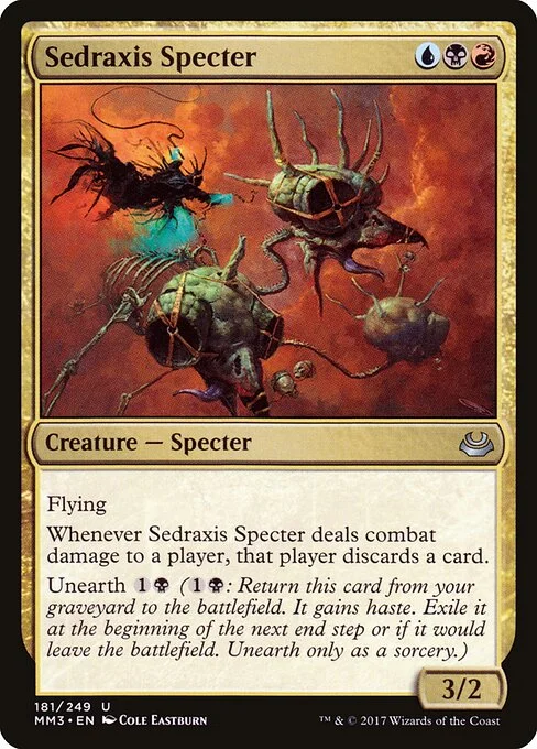 Sedraxis Specter, carta Magic di tipo Creature — Specter illustrata da Cole Eastburn