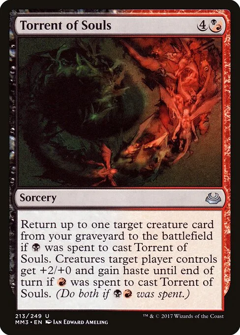 Torrent of Souls, carta Magic di tipo Sorcery illustrata da Ian Edward Ameling
