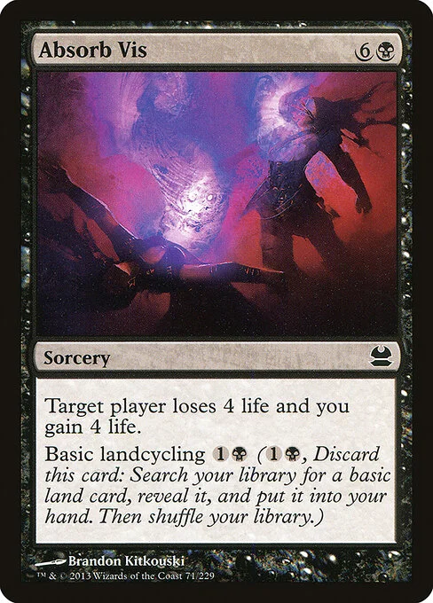 Absorb Vis, carta Magic di tipo Sorcery illustrata da Brandon Kitkouski
