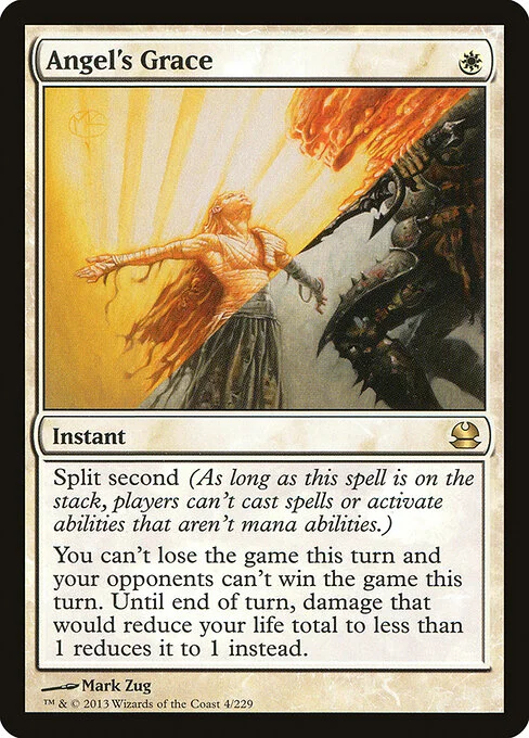 Angel's Grace, carta Magic di tipo Instant illustrata da Mark Zug