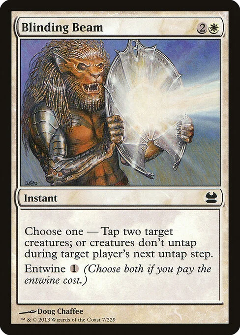 Blinding Beam, carta Magic di tipo Instant illustrata da Doug Chaffee