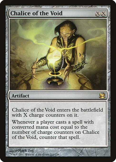 Chalice of the Void, carta Magic di tipo Artifact illustrata da Mark Zug