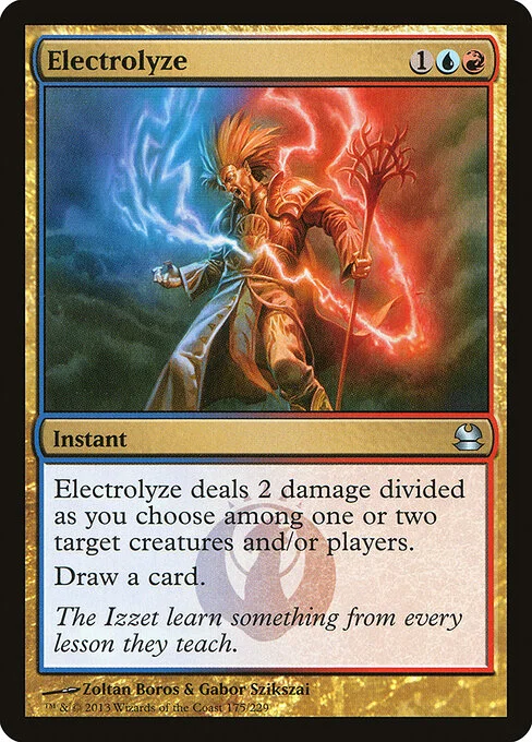 Electrolyze, carta Magic di tipo Instant illustrata da Zoltan Boros & Gabor Szikszai