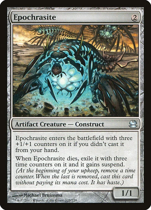 Epochrasite, carta Magic di tipo Artifact Creature — Construct illustrata da Michael Bruinsma