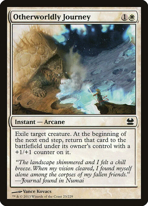 Otherworldly Journey, carta Magic di tipo Instant — Arcane illustrata da Vance Kovacs