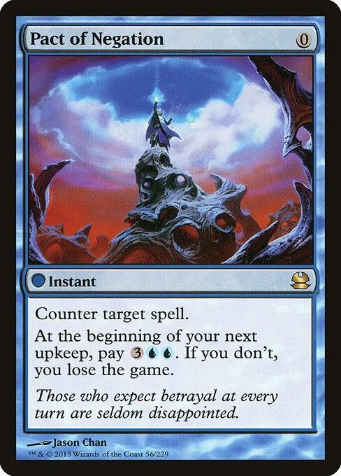 Pact of Negation, carta Magic di tipo Instant illustrata da Jason Chan