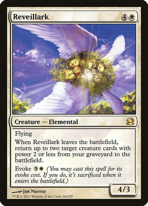 Reveillark, carta Magic di tipo Creature — Elemental illustrata da Jim Murray