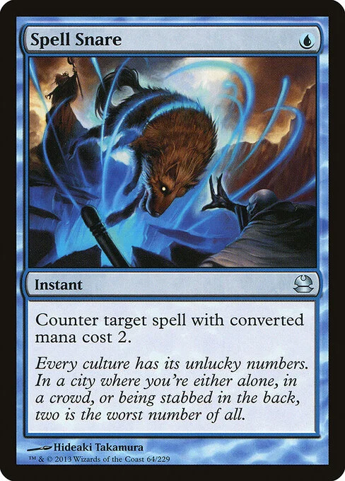 Spell Snare, carta Magic di tipo Instant illustrata da Hideaki Takamura