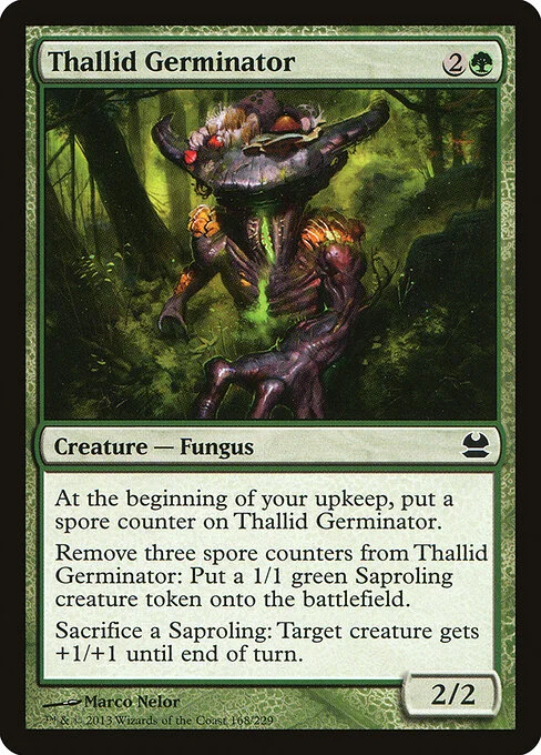 Thallid Germinator, carta Magic di tipo Creature — Fungus illustrata da Marco Nelor