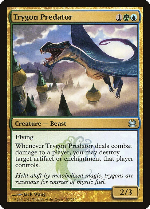 Trygon Predator, carta Magic di tipo Creature — Beast illustrata da Jack Wang