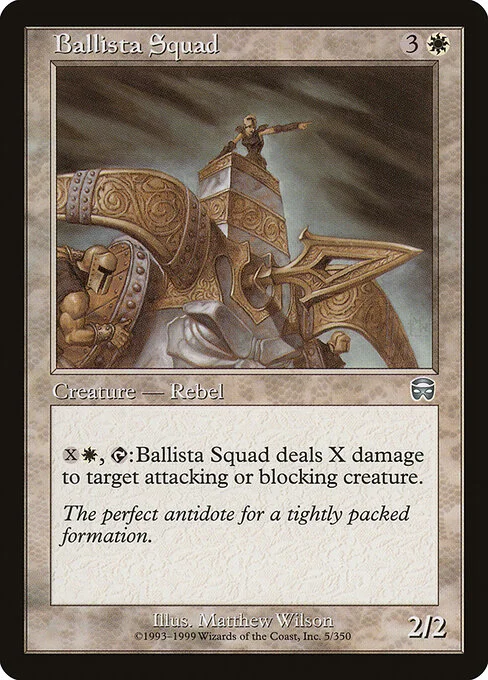 Ballista Squad, carta Magic di tipo Creature — Human Rebel illustrata da Matthew D. Wilson