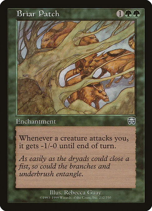Briar Patch, carta Magic di tipo Enchantment illustrata da Rebecca Guay